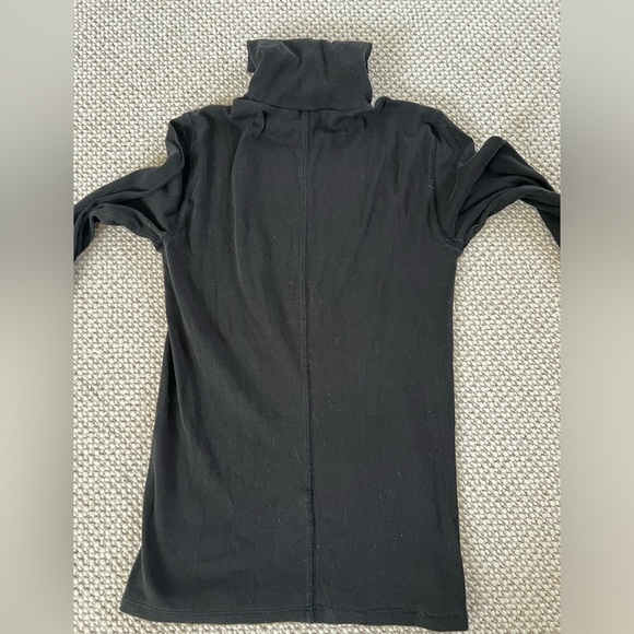 Everlane micro rib supima turtleneck black size small good condition - Picture 7 of 7